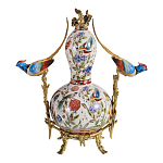 Ваза из фарфора с птицами и цветочной росписью Garden of Eden варинант исполнения - 2 | Loft Concept в Брянске