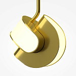 Подвесной светильник в цвете Латунь Levix варинант исполнения - 3 | Loft Concept в Брянске