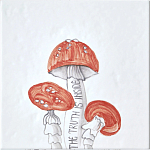 Плитка с узором Мухомор варинант исполнения - 2 | Loft Concept в Брянске