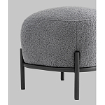 Пуф Стоун букле Fluffy темно-серый варинант исполнения - 2 | Loft Concept в Брянске