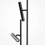 Напольный торшер светодионый черный Lumen Duo варинант исполнения - 2 | Loft Concept в Брянске