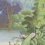 Обои ручная роспись Le Brésil Eden варинант исполнения - 2 | Loft Concept в Брянске