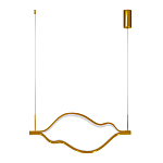 Подвесной светильник волнообразный изогнутый на двух тросах 103 см Spiral Lighting варинант исполнения - 3 | Loft Concept в Брянске