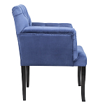 Кресло Addison Chic Armchair deep blue velour варинант исполнения - 2 | Loft Concept в Брянске