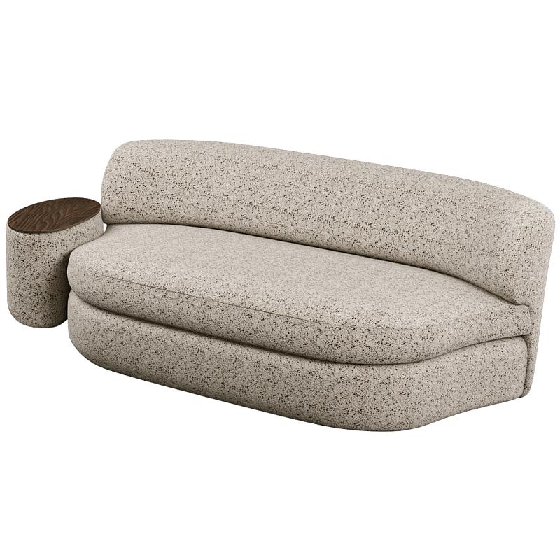 Диван двухместный со столиком Ulysses Молочный Орех в Брянске | Loft Concept 