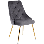 Стул в серой велюровой обивке Ward Grey Velour Chair варинант исполнения - 1 | Loft Concept в Брянске
