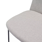 Стул мягкий светло-серый Chair Gray Runners варинант исполнения - 6 | Loft Concept в Брянске