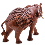 Статуэтка из дерева суар в виде слона Two Tusks варинант исполнения - 2 | Loft Concept в Брянске
