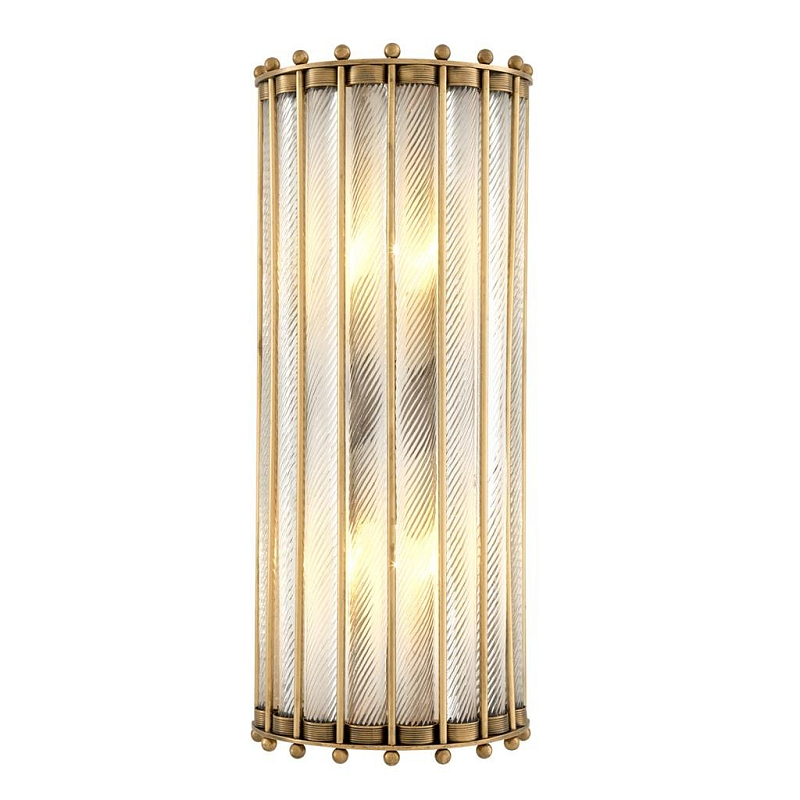 Бра Wall Lamp Tiziano Латунь Прозрачное Стекло Бра Wall Lamp Tiziano Латунь Прозрачное Стекло в Брянске | Loft Concept