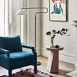 Дизайнерский журнальный стол с круглой каменной столешницей Utezu варинант исполнения - 2 | Loft Concept в Брянске