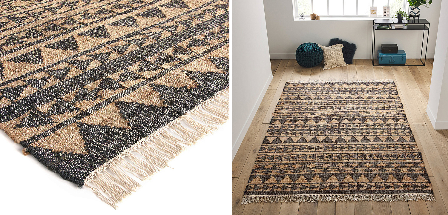 Ковер с бахромой Carpet Graphic Design Triangles Ковер с бахромой Carpet Graphic Design Triangles - Loft-Concept в Брянске