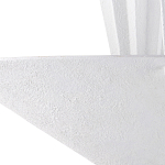 Люстра светодиодная белая геометрической формы с рифленым плафоном White Geometric Lamps варинант исполнения - 3 | Loft Concept в Брянске