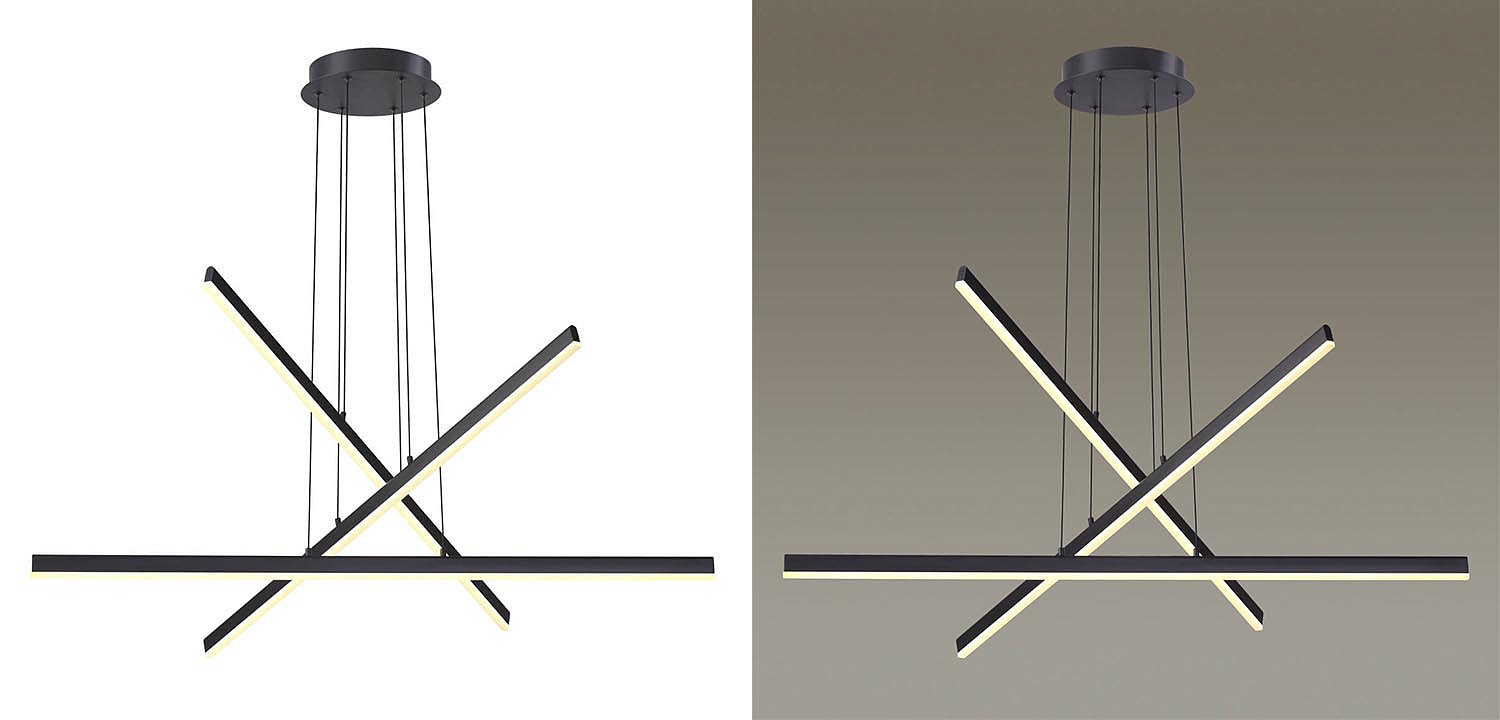 Люстра Rolf Black Lines Chandelier Люстра Rolf Black Lines Chandelier - Loft-Concept в Брянске