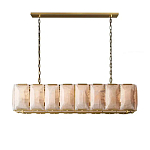 Люстра с абажуром из прямоугольных мраморных панелей Calling to Shine варинант исполнения - 7 | Loft Concept в Брянске