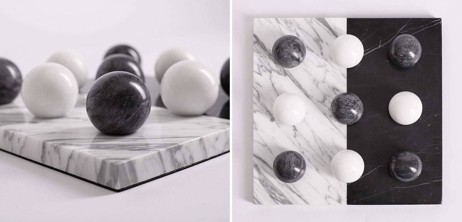 Аксессуар для интерьера Marble Board and Balls Аксессуар для интерьера Marble Board and Balls - Loft-Concept в Брянске