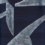 Обои ручная роспись в стиле Арт-деко Symphony Colourway SC-104 on Kyanite silk dupion варинант исполнения - 1 | Loft Concept в Брянске