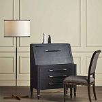 Торшер с тканевым абажуром в форме цилиндра Pinwheel Shape Base варинант исполнения - 5 | Loft Concept в Брянске