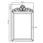 Зеркало настенное в раме Venetian Mirror варинант исполнения - 2 | Loft Concept в Брянске