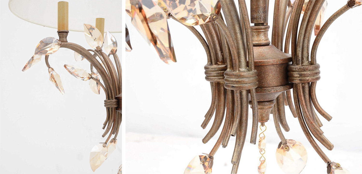 Люстра Malory Crystal Petals Chandelier Люстра Malory Crystal Petals Chandelier - Loft-Concept в Брянске