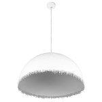 Подвесной светильник в форме купола белого цвета с ажурной бахромой Tactile Line варинант исполнения - 4 | Loft Concept в Брянске