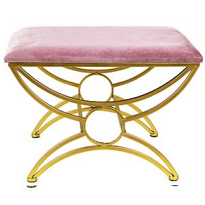 Пуф Art Deco Shapes Pink