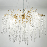 Люстра с декором в виде ветвей с хрустальными подвесками Fairytree Gold Crystal Chandelier 8 варинант исполнения - 5 | Loft Concept в Брянске