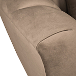 Дизайнерское кресло мягкое из серого велюра Serenity варинант исполнения - 3 | Loft Concept в Брянске