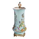 Ваза с птичкой из фарфора с бронзовыми элементами Garden of Eden варинант исполнения - 4 | Loft Concept в Брянске