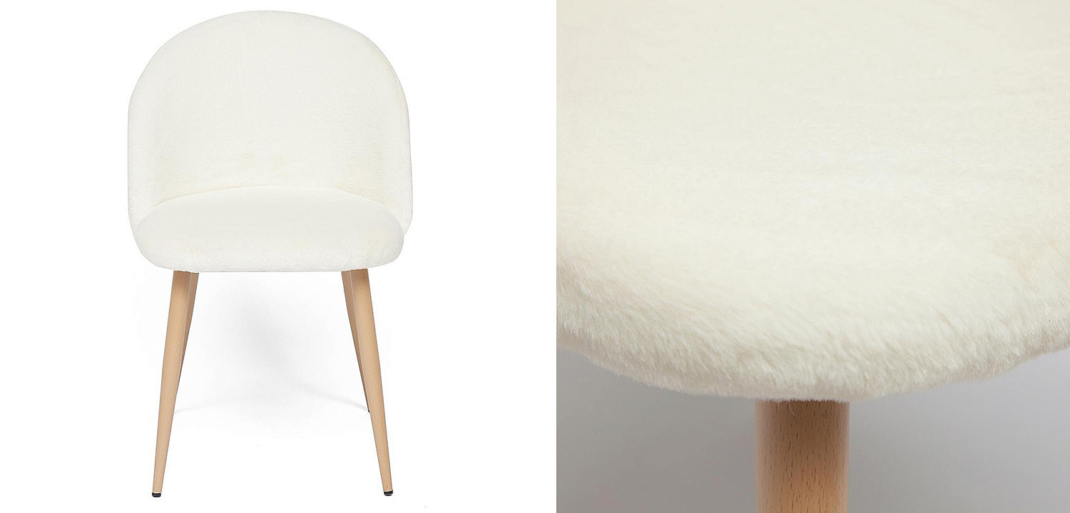 Стул Lea white plush - Loft-Concept в Брянске