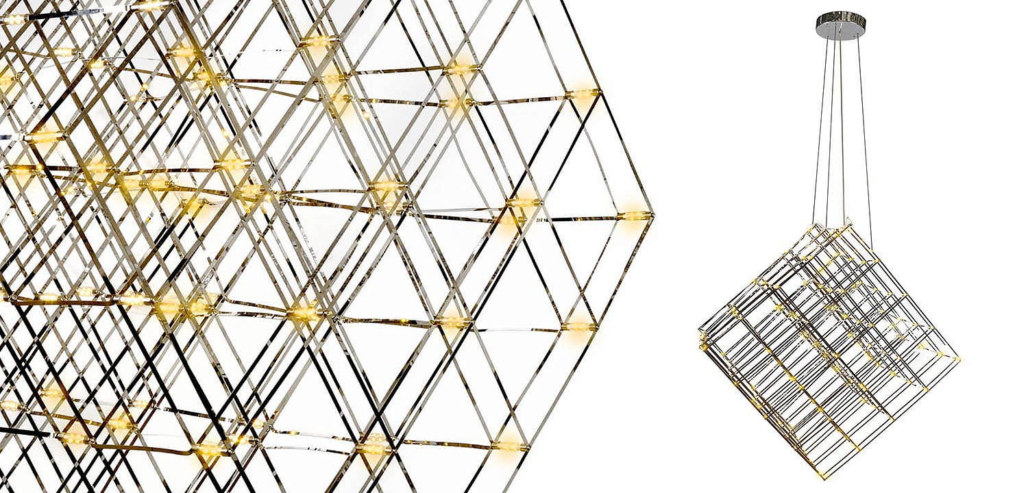 Люстра Moooi Tesseract Yellow lamp M Люстра Moooi Tesseract Yellow lamp M - Loft-Concept в Брянске