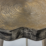 Металлический столик со столешницей в виде слеба Slabby варинант исполнения - 4 | Loft Concept в Брянске