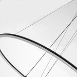 Светодиодная люстра Black LED Circle and Ball Lamp варинант исполнения - 4 | Loft Concept в Брянске