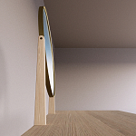 Туалетный Стол с зеркалом Primo Светлый дуб варинант исполнения - 6 | Loft Concept в Брянске