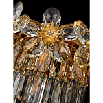 Бра с декоративными элементами в виде крупных хрустальных цветов Palace Gardens варинант исполнения - 3 | Loft Concept в Брянске