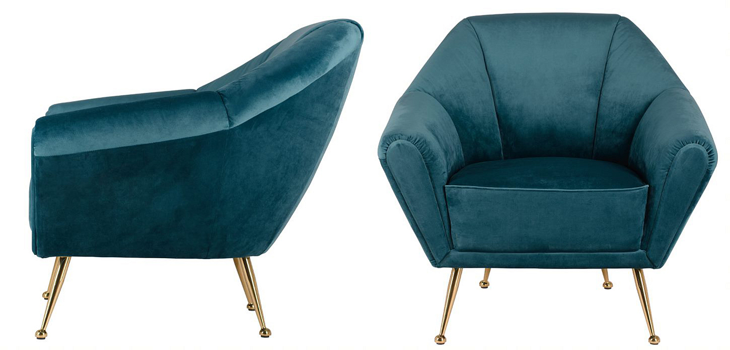 Кресло Brunner Chair blue Кресло Brunner Chair blue - Loft-Concept в Брянске