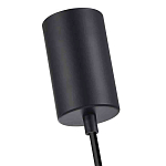 Подвесной светильник с рифленым стеклянным плафоном цилиндрической формы ARTICOLO варинант исполнения - 4 | Loft Concept в Брянске