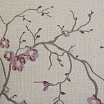 Кресло с изображением сакуры Aubrey Classical Armchair beige flax варинант исполнения - 4 | Loft Concept в Брянске