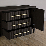 Буфет Primo с тремя ящиками и двумя фасадами Темный орех варинант исполнения - 4 | Loft Concept в Брянске