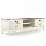 ТВ-тумба в стиле прованс из массива берёзы Interiors Romance варинант исполнения - 2 | Loft Concept в Брянске