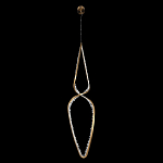 Подвесной светильник обрамленный элементами в виде кристаллов Smooth Shine варинант исполнения - 3 | Loft Concept в Брянске