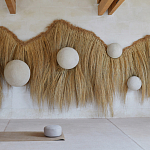 Большая дизайнерская Инсталляция из соломы RAFFIA Installation  варинант исполнения - 2 | Loft Concept в Брянске