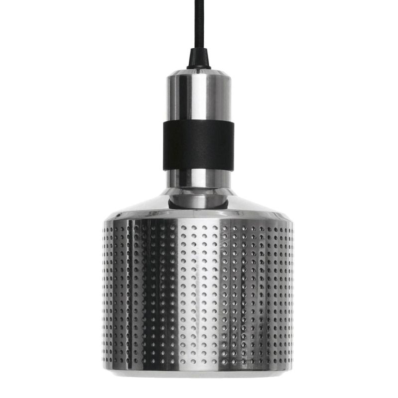 Подвесной светильник Riddle Pendant Lamp Silver Черный Серебряный Подвесной светильник Riddle Pendant Lamp Silver Черный Серебряный в Брянске | Loft Concept