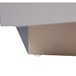 Комод со стеклянной столешницей и с выдвижными ящиками Minimalist Accent варинант исполнения - 6 | Loft Concept в Брянске