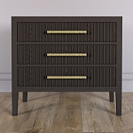 Тумба Primo  с тремя ящиками шпон темный орех варинант исполнения - 2 | Loft Concept в Брянске