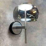 Бра с округлым прозрачным плафоном Blanton Light варинант исполнения - 4 | Loft Concept в Брянске