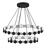 Люстра двухъярусная с круглыми светодиодными источниками света Maxine Light варинант исполнения - 3 | Loft Concept в Брянске