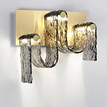 Бра волнистой формы из фактурного стекла Big Wave варинант исполнения - 2 | Loft Concept в Брянске