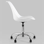 Офисный стул на металлическом основании EGGERY White пластик варинант исполнения - 3 | Loft Concept в Брянске