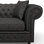 Мебельная ткань Шенилл темно-серый цвет 138 см T4-40 варинант исполнения - 8 | Loft Concept в Брянске