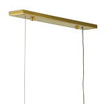 Люстра прямоугольная с белыми цилиндрическими абажурами White Ribbon варинант исполнения - 3 | Loft Concept в Брянске